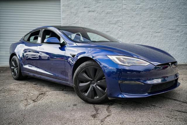 used 2021 Tesla Model S car, priced at $49,402