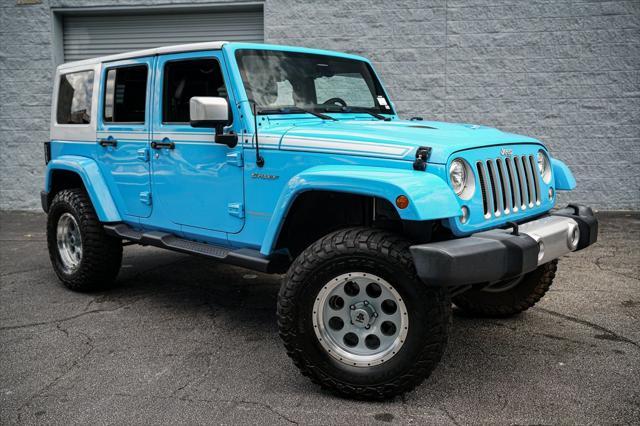 used 2017 Jeep Wrangler Unlimited car, priced at $23,992