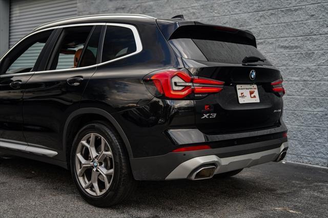 used 2022 BMW X3 car, priced at $31,995