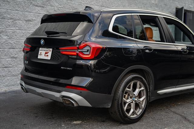 used 2022 BMW X3 car, priced at $31,995