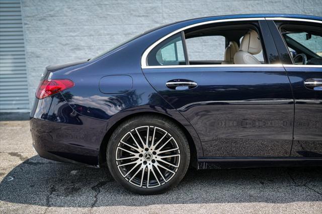 used 2022 Mercedes-Benz C-Class car, priced at $34,495