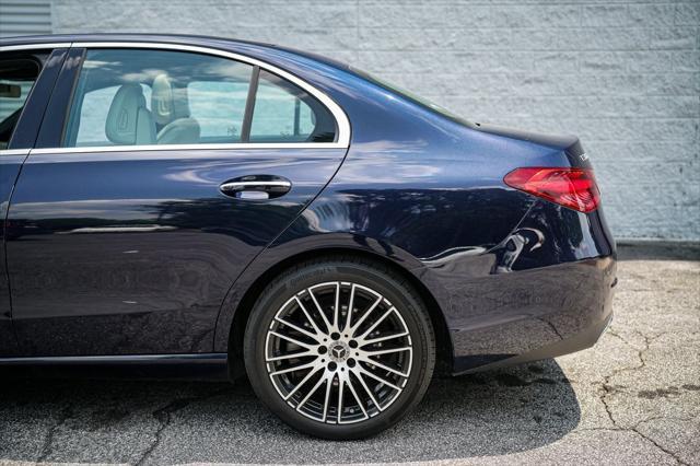 used 2022 Mercedes-Benz C-Class car, priced at $34,495