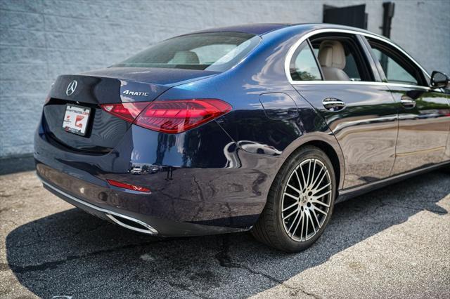 used 2022 Mercedes-Benz C-Class car, priced at $34,495