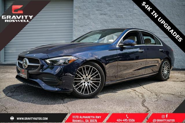 used 2022 Mercedes-Benz C-Class car, priced at $34,345