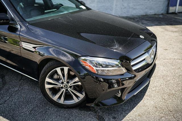 used 2021 Mercedes-Benz C-Class car, priced at $23,995