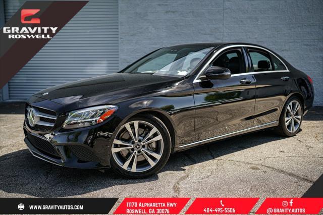 used 2021 Mercedes-Benz C-Class car, priced at $23,995