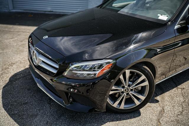 used 2021 Mercedes-Benz C-Class car, priced at $23,995