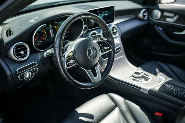used 2021 Mercedes-Benz C-Class car, priced at $23,995