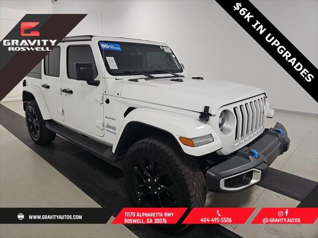 used 2022 Jeep Wrangler Unlimited 4xe car, priced at $32,495