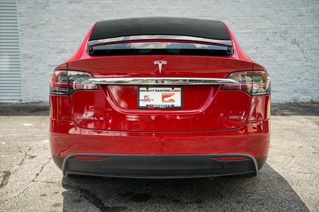 used 2018 Tesla Model X car, priced at $38,197