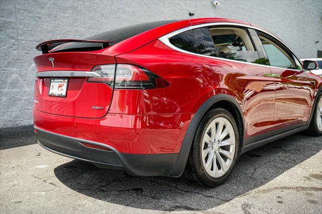 used 2018 Tesla Model X car, priced at $38,197