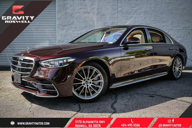 used 2021 Mercedes-Benz S-Class car, priced at $66,495