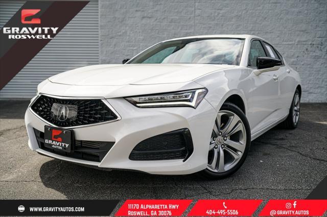 used 2022 Acura TLX car, priced at $33,497