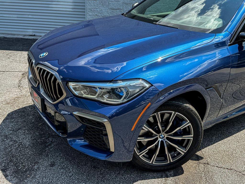 used 2022 BMW X6 car, priced at $55,495