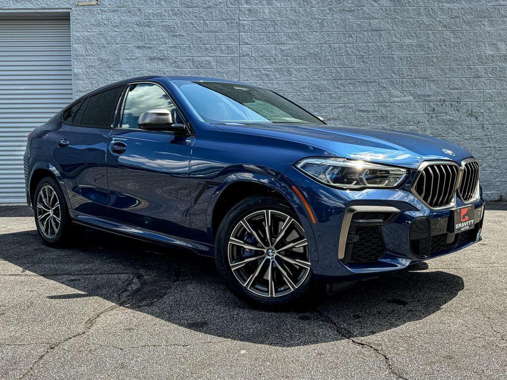used 2022 BMW X6 car, priced at $55,495