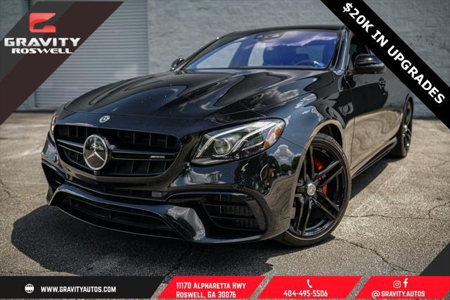 used 2018 Mercedes-Benz AMG E 63 car, priced at $49,997