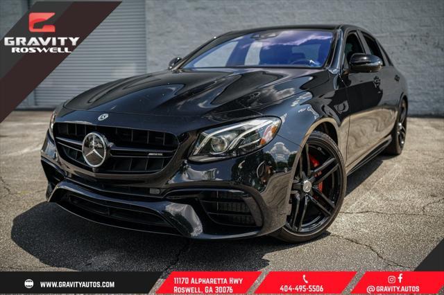 used 2018 Mercedes-Benz AMG E 63 car, priced at $52,297