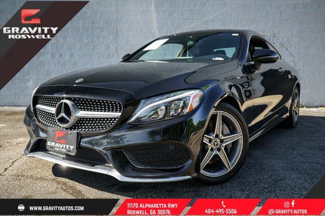 used 2018 Mercedes-Benz C-Class car, priced at $26,497