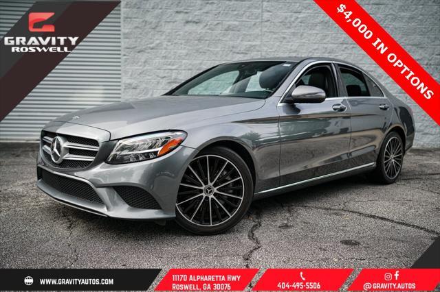 used 2021 Mercedes-Benz C-Class car, priced at $22,797