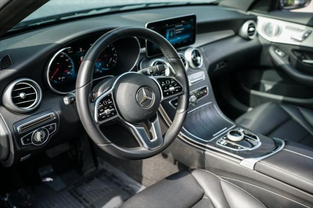 used 2021 Mercedes-Benz C-Class car, priced at $23,997