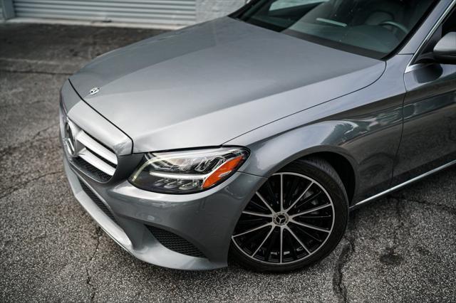 used 2021 Mercedes-Benz C-Class car, priced at $23,997