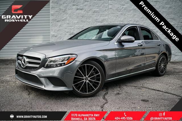 used 2021 Mercedes-Benz C-Class car, priced at $23,997