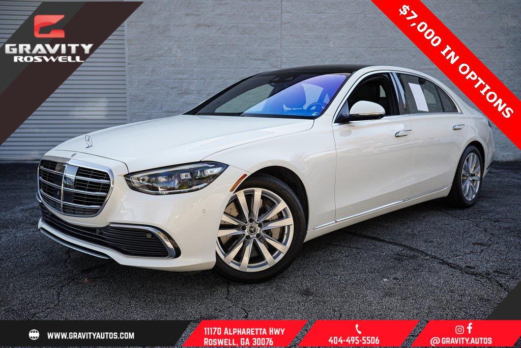 used 2021 Mercedes-Benz S-Class car, priced at $49,897