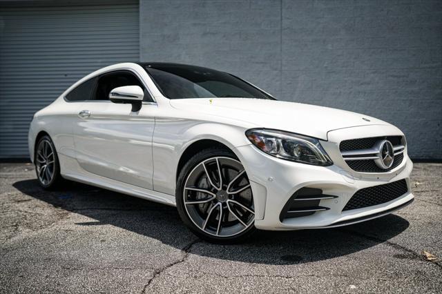 used 2020 Mercedes-Benz AMG C 43 car, priced at $37,492