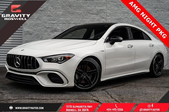 used 2022 Mercedes-Benz AMG CLA 45 car, priced at $45,991