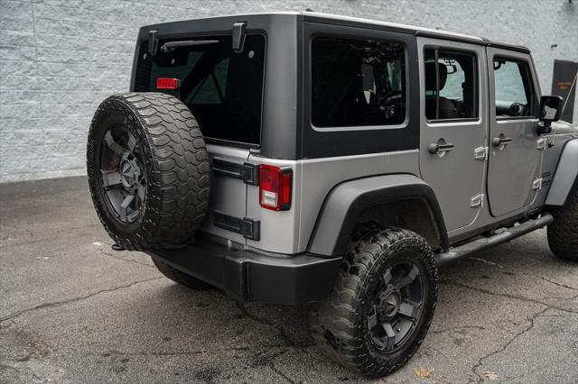 used 2017 Jeep Wrangler Unlimited car, priced at $18,992