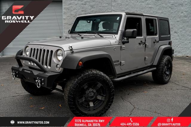 used 2017 Jeep Wrangler Unlimited car, priced at $18,992