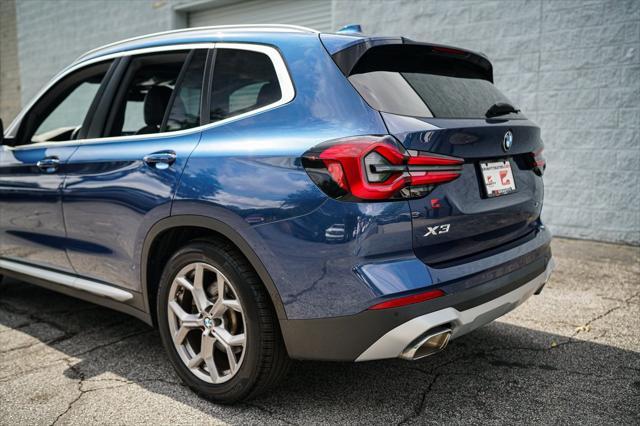 used 2022 BMW X3 car, priced at $33,992