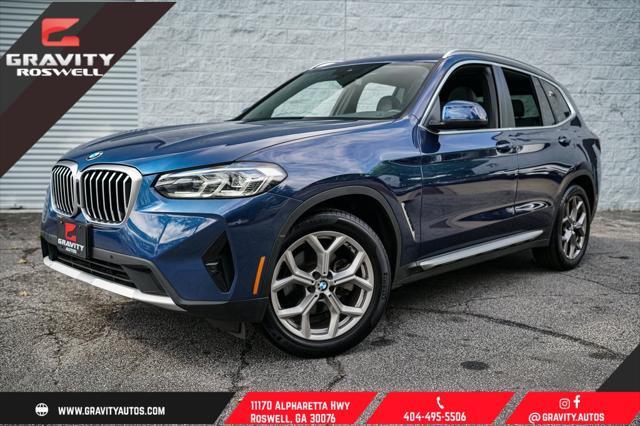 used 2022 BMW X3 car, priced at $33,992