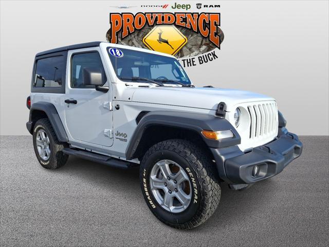 used 2018 Jeep Wrangler car, priced at $23,987