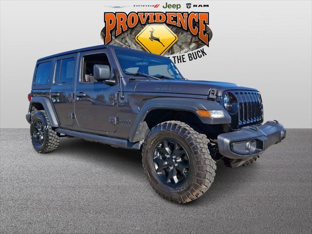 used 2022 Jeep Wrangler Unlimited car, priced at $36,687