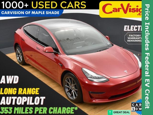 used 2021 Tesla Model 3 car, priced at $18,999