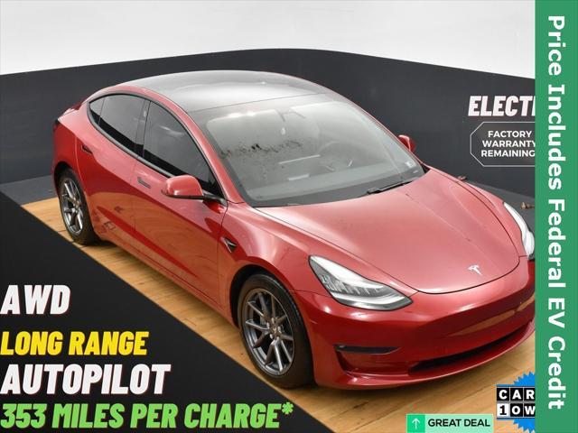 used 2021 Tesla Model 3 car, priced at $18,999