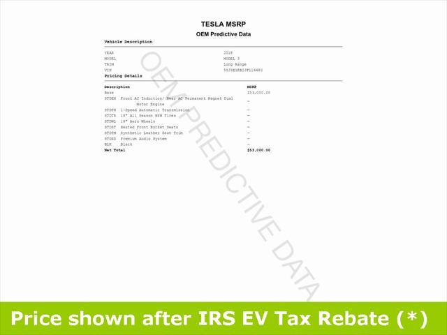 used 2018 Tesla Model 3 car, priced at $17,999