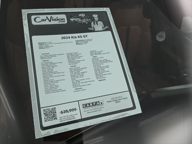 used 2024 Kia K5 car, priced at $26,999
