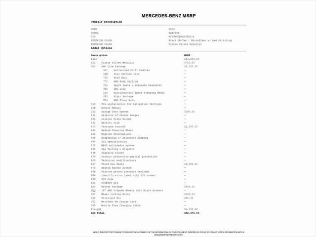 used 2024 Mercedes-Benz EQB 250 car, priced at $33,999