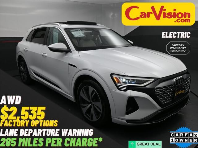 used 2024 Audi Q8 e-tron car, priced at $42,999
