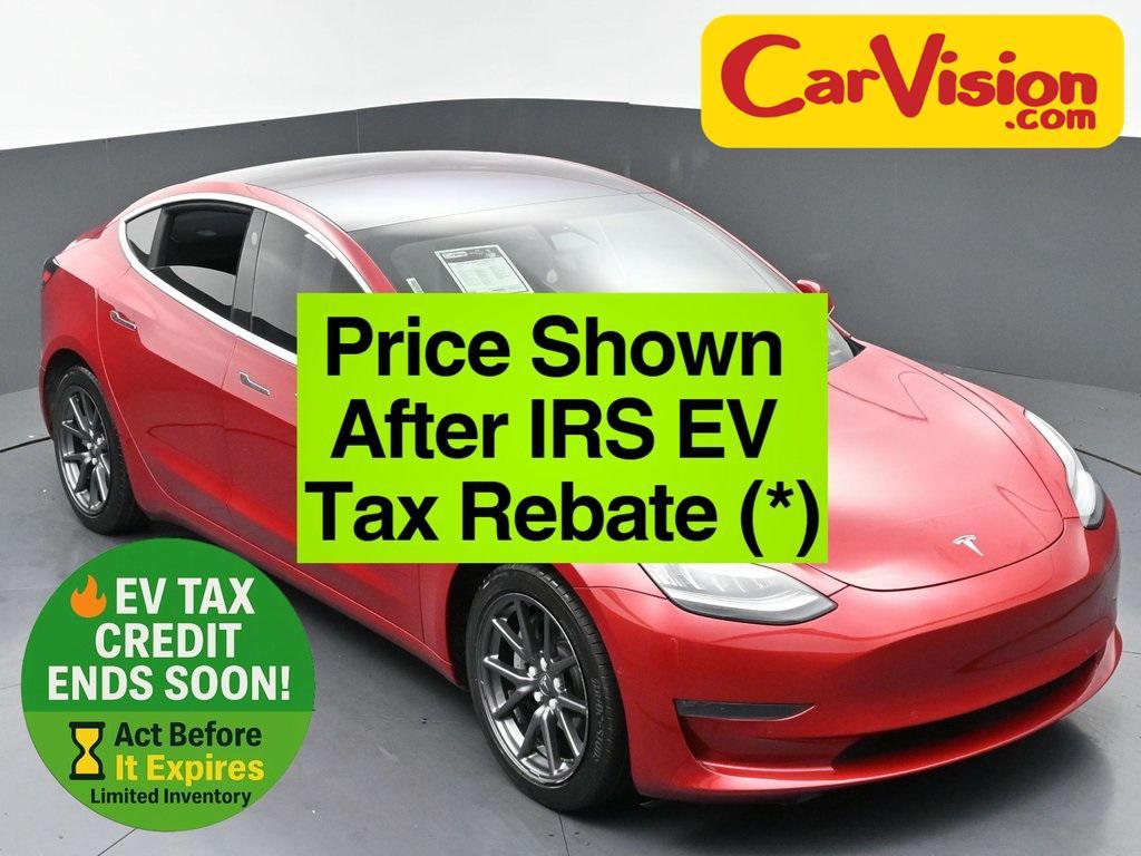 used 2018 Tesla Model 3 car, priced at $17,499