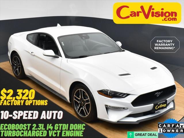 used 2021 Ford Mustang car, priced at $17,999