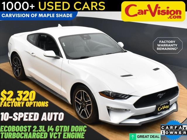 used 2021 Ford Mustang car, priced at $17,999