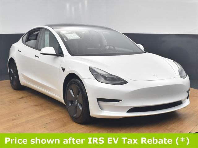 used 2021 Tesla Model 3 car, priced at $18,999