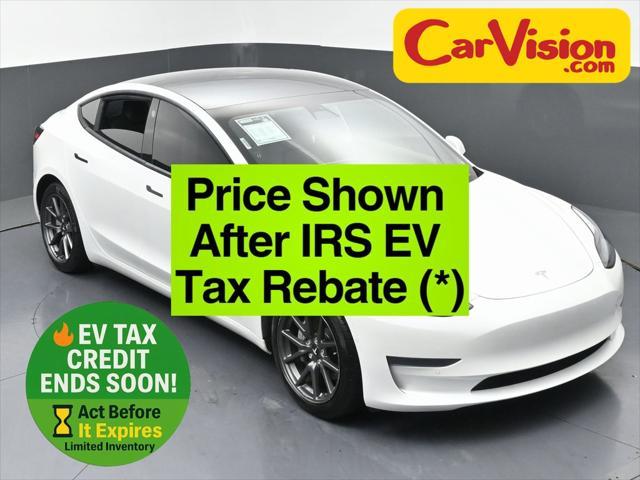 used 2021 Tesla Model 3 car, priced at $14,999