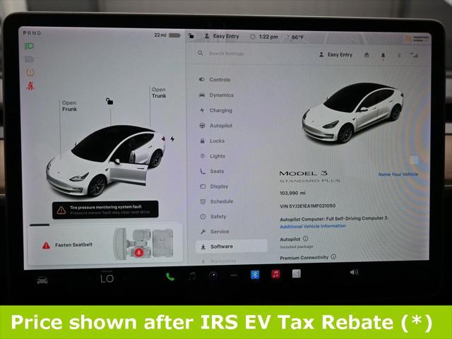 used 2021 Tesla Model 3 car, priced at $14,999