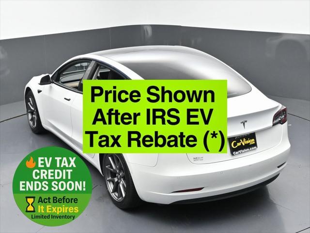 used 2021 Tesla Model 3 car, priced at $14,999