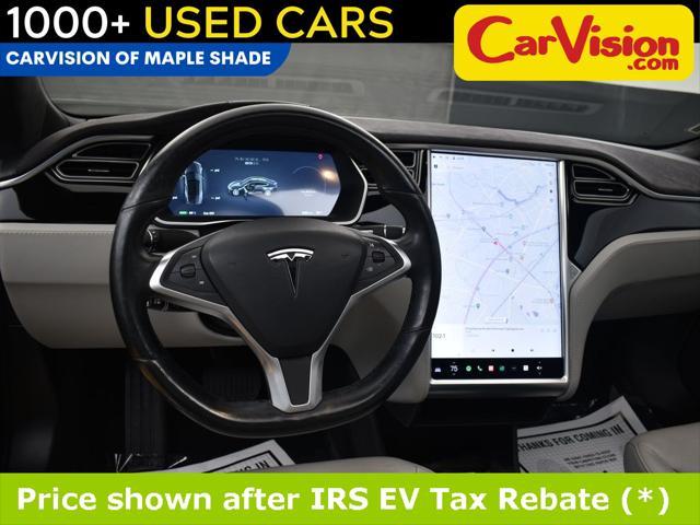 used 2015 Tesla Model S car, priced at $14,999