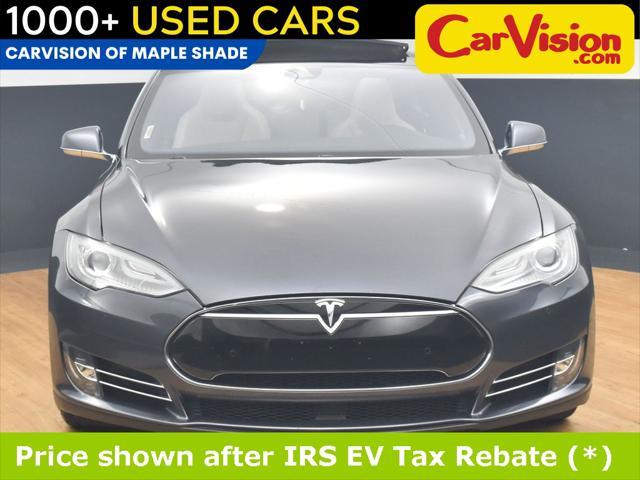 used 2015 Tesla Model S car, priced at $14,999